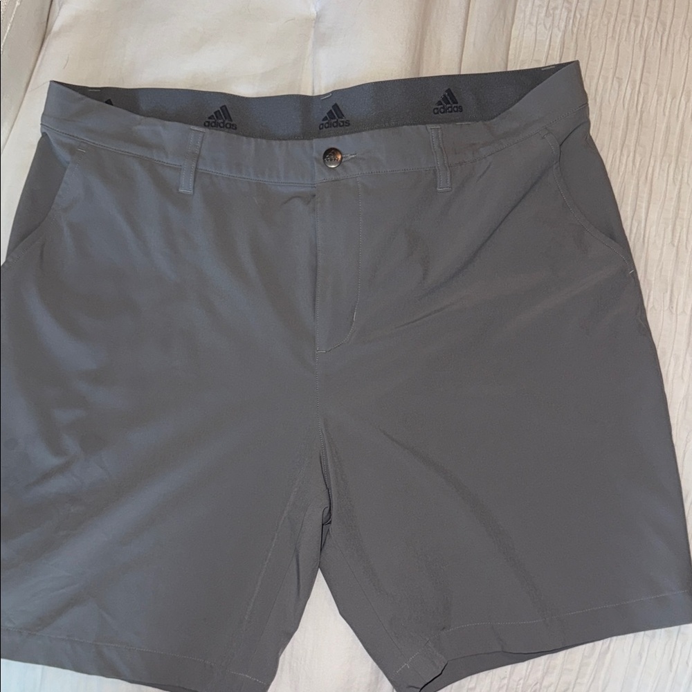 Adidas Men's Charcoal Athletic Shorts